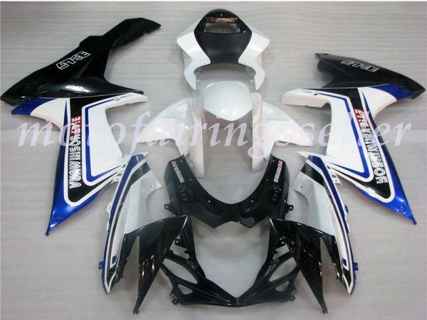 

new abs plastic fairings kit fit for suzuki gsxr600 gsxr750 2011 2012 2013 2014 2015 2016 2017 injection mold black package blue