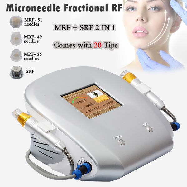 

2019 professional microneedle rf rf skin tightening face lifting machine fractional rf micro needle facial acne treatment