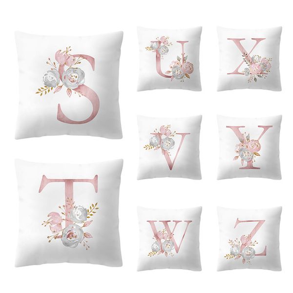 45x45cm Kids Room Decoration Letter Pillow English Alphabet