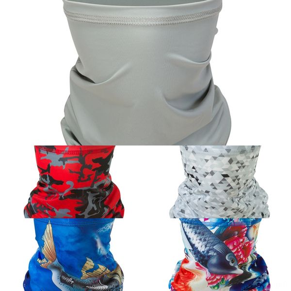 

zfyan seamless bandana face shield mask headband cycling riding bandana mask outdoor cycling fishing neckwarmer camouflage visor scarfs, Black