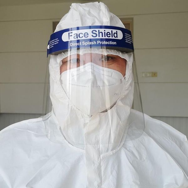 

designer face masks protective mask hd transparent children full face splash-resistant mask oil smoke protective mask shield