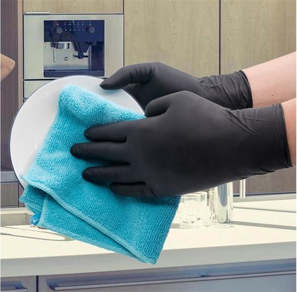 

universal household gloves cleaning work black touch screen glove m l qa08nv