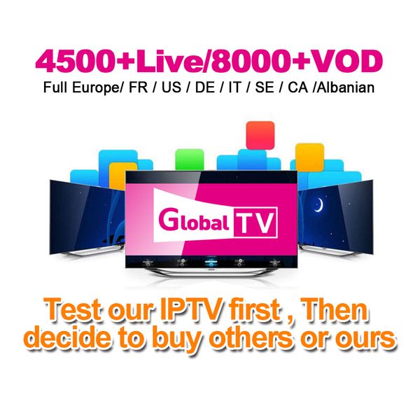 

IPTV 10000+ Live 5000+ VOD Europe Iptv subscription France Italy USA UK Germany Arabic Sport Channels 3/6 months free test reseller