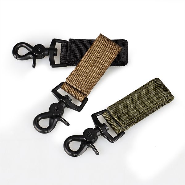 Accessorio da arrampicata Moschettone da esterno Resistenza Zaino tattico in nylon Gancio chiave Fibbia per tessitura Sistema di sospensione Fibbia per cintura appesa CL33-0228