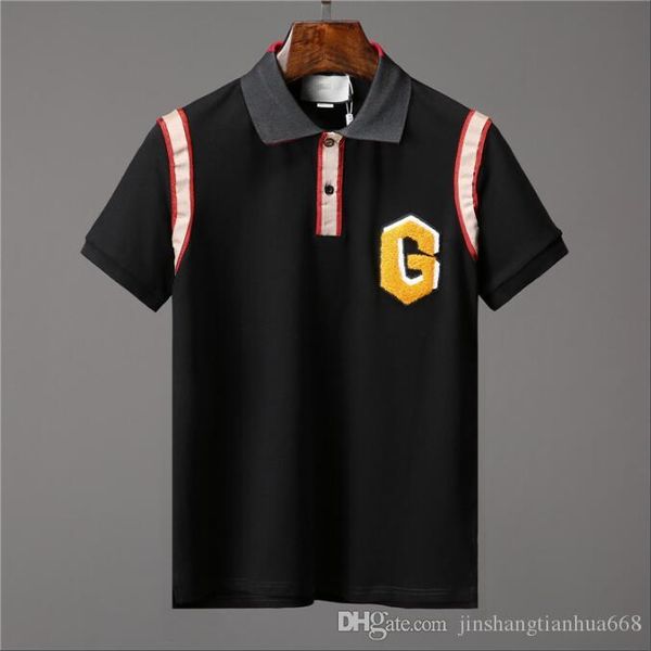 

лео 18ss дизайнеѬ ег змеинй пѬин одежда мђжин кан пимо поло g ђболка во, White;black