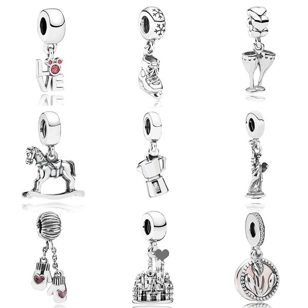 

new 100% 925 sterling silver charm 791448czr 791025 791150 791413 791514 791077 791181en46 791918 797825cz, Black
