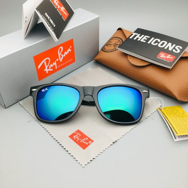 

ray polarized sunglasses mens fashion brand sunglasses pc lens 2140 2.0 women uv400 bans rayban men sunglasses 54mm, White;black