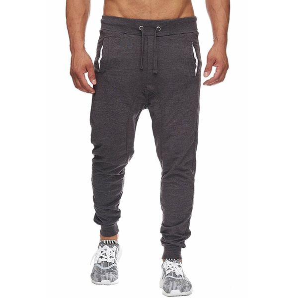 

Mens Elastic Waist Pencil Pants Casual Spring Autumn Fashion Trousers Running Patchwork Pants For Male