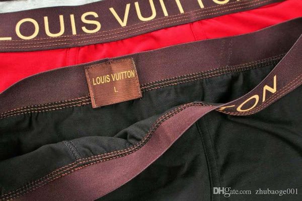 

лучшие моды тигр ствол мужские боксеры мужские дизайнер нижнее белье дышащий хлопок боксеры трусы мужчины трусики размер  -xxl с коробкой, Black;white