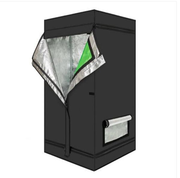 

home use dismountable hydroponic plant growing tent with window green+ black