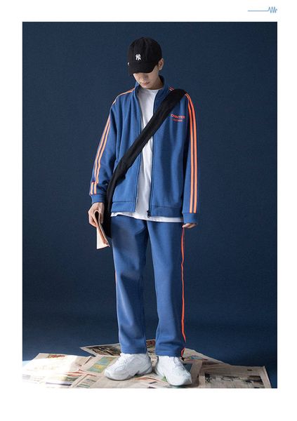 

mens designer tracksuit hooded fashion jacket striped sweater tracksuit printed luxury zippers jacket and pants, Gray