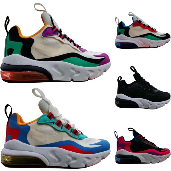 

nike air max 270 27c 2019 высокое качество малышей дети кроссовки статические gid chaussure de sport для младенцев мальчиков девочек повседн, Black