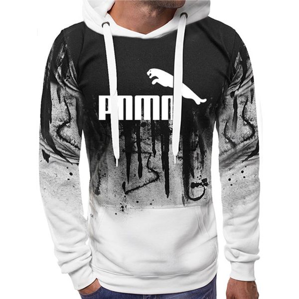 

2020 cacual мужские толстовки с длинным рукавом мужская толстовка весна осень толстовка письмо hombre пуловер толстовки плюс размер s-4xl, Black