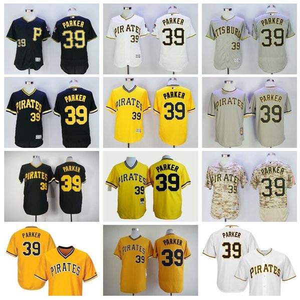 

vintage men 39 dave parker baseball jersey retire cool base pullover stitched beige black white grey yellow camo excellent quality, Blue;black