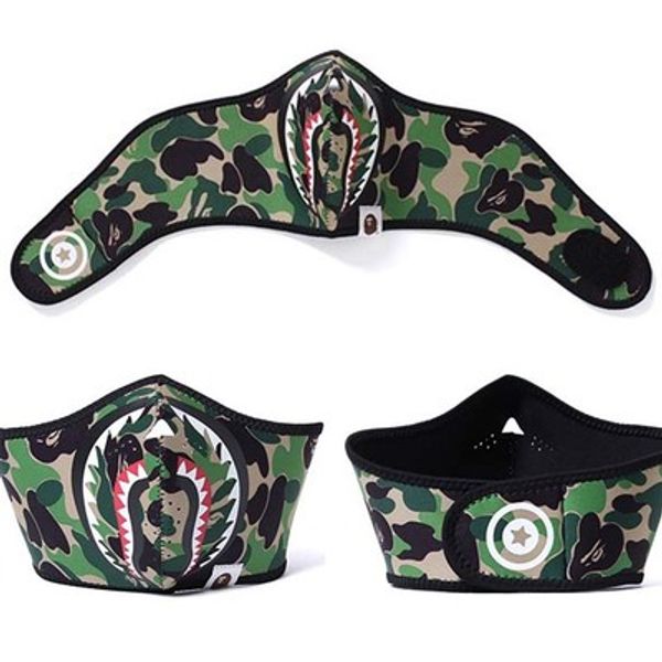 

Маска для лица Camo 14FW Streetwear Hypebeast Велоспорт защитная маска для лица новые маски