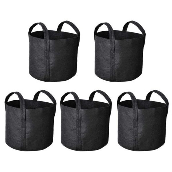 

portable premium black fabric pots aeration grow bags *us