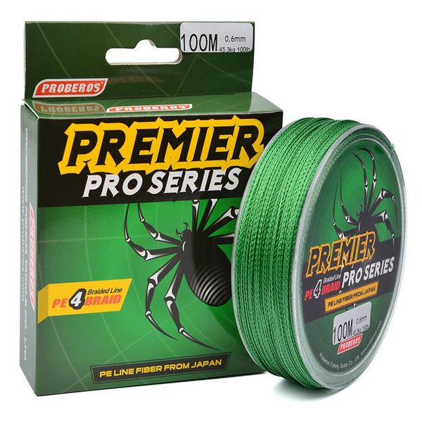 

100M Fishing Line 5 Color 4 Weaves Braided Fishing Line Available 6LB-100LB PE Line Pesca Fishing Tackle Accessories