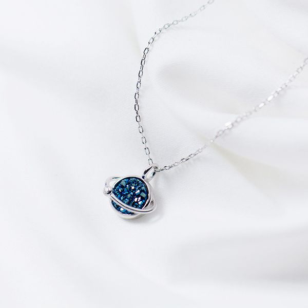

fashion- silver necklace, female stylish sweet crystal star clavicle chain