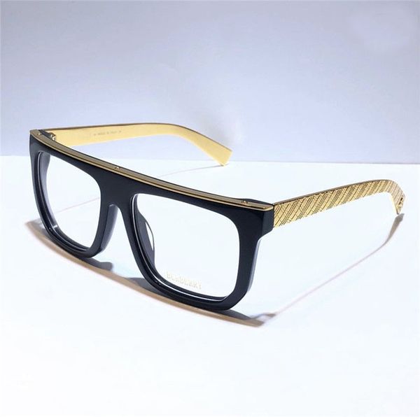 

classic vintage square frame metal legs men designer optical glasses selling popular simple retro style transparent lens eyewear, Black