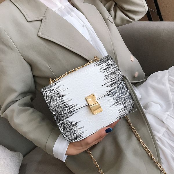 

2020 новый дамы мешок плеча pu ящерица тофу мешок тиснением небольшой квадратный тонкий диагональный темперамент стюардессу