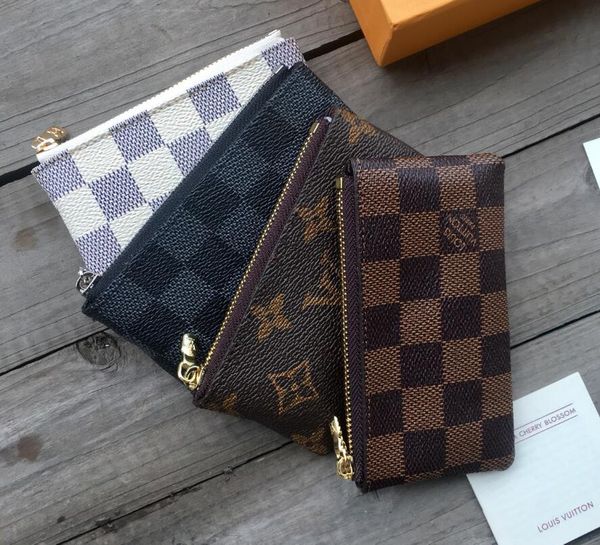 

louis vuitton старинные кожаные женские кошельки женские мини кошельки для монет дизайнерский кошелек роскошный мужской денежный мешок молни, Red;black