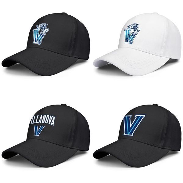 

villanova wildcats basketball logo mens and womens adjustable trucker cap design fashion baseball team classic baseballhats coconut usa, Blue;gray