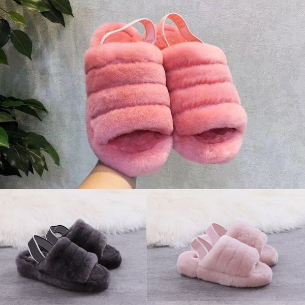 

australia slippers designer furry slipper new arrivel womens girl comfortable warm fashion black warm pink grey casual shoes