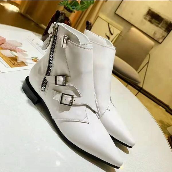 

star trail ankle boots fashion luxury womens designer booties classic monogram chunky heel martin boots women desert boots shoes mn18602, Black