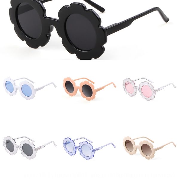 

flower children's lens sun glasses outdoor sun sunglasses pc ocean lens uv-proof lace sunglasses, Blue