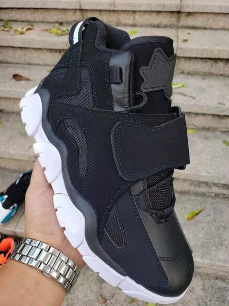 

2019 good quality barrage mid qs men womens outdoor shoe white laser orange-racer blue-black mens ladies designer sports trainers
