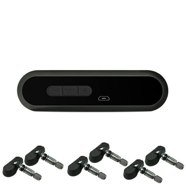 

car solar power wireless tire pressure monitoring system tpms with 6 sensor u903z b88