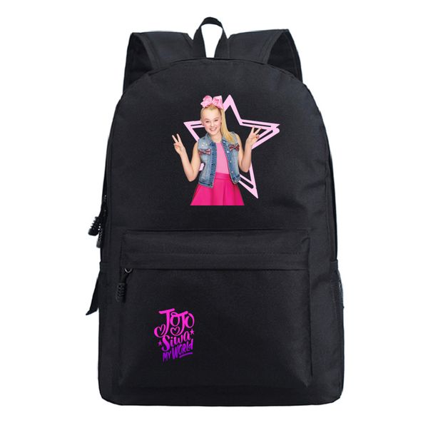 

fashion school backpack for teenage jojo siwa girl mochila feminina women backpacks nylon casual lapbagpack female