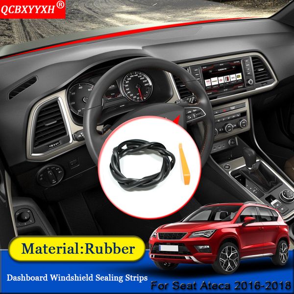 

car-styling anti-noise soundproof dustproof car dashboard windshield sealing strips auto accessories for seat ateca 2016-2018