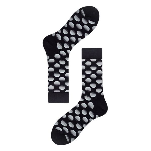 

2pcs fashion mid tube socks casual stockings spectacle cat funky sock for men women, Black