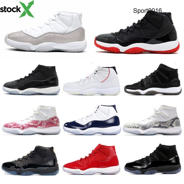 

ale 11 bred 2019 basketball shoes 11s concord 45 space jam gamma blue cap and gown mens trainers sports sneakers 5.5-13, Black