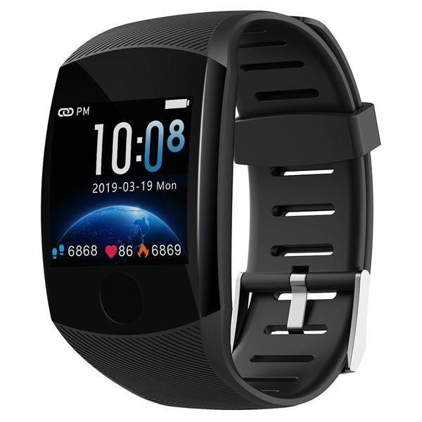 

new q11 smart watch waterproof fitness bracelet big touch screen message remind heart ratetime activity tracker wristband
