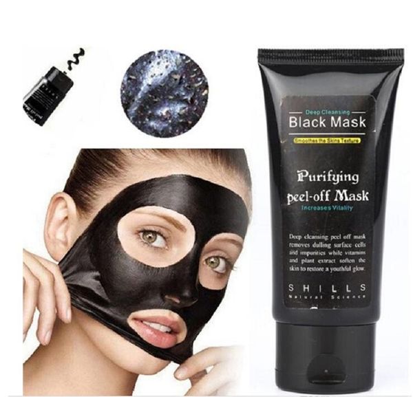 

black mask suction blackheads removers collagen facial mask 50ml shills deep cleansing purifying peel off black face mask peel masks