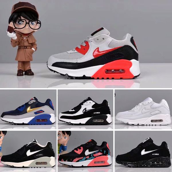 

sale kids sneakers presto designer shoes children sports chaussures pour enfants trainers infant girls boys running shoes size 28-35, Black