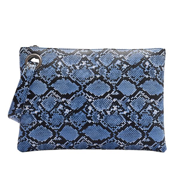 

womens party python fashion envelope bags printing pouch trendy snake bags new evening clutch clutch female purses jejns, Red;black
