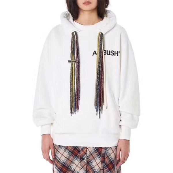 

ambush hoodie men women clothes ambush pullover sweatshirt hip-hop skateboard hoodie, Black