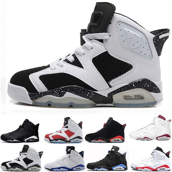 

new angry bull good quality 6s shoes hare alternate men basketball shoes white grey red sports sneakers athletics shoes us 7-13