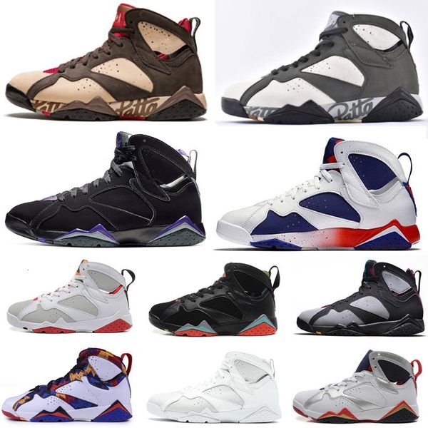 

new 7s bordeaux hare ray allen tinker alternate olympic patta men basketball shoes 7 champion french blue women sports sneaker size 7 - 13