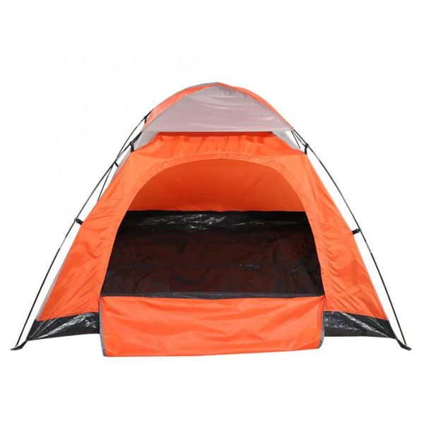 

outdoor 3-4 person camping tent family waterproof sun rain wind shelter hiking beach tent fibreglass pole camping travel
