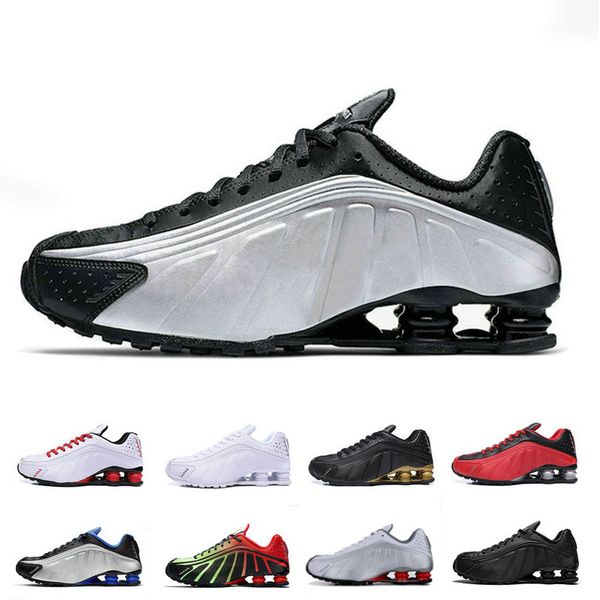 

2019 new shox r4 neymar mens running shoes red racer blue triple white silver black metallic trainers fashion chaussures sports sneakers