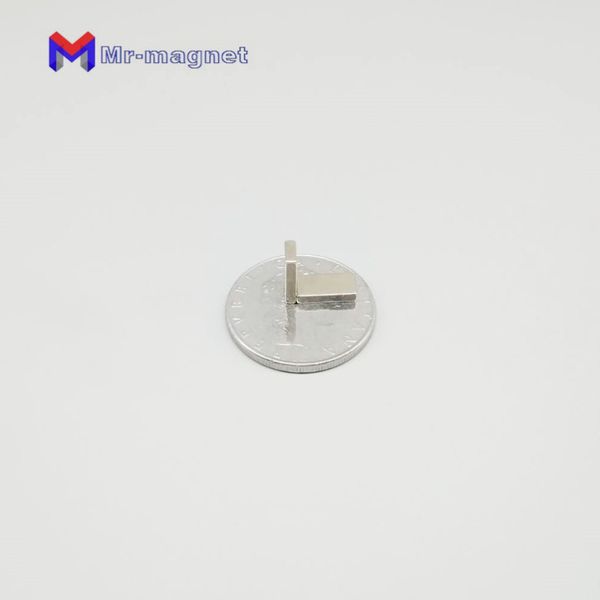 10 Stück N35 1553 mm Permanentmagnet 15 x 5 x 3, superstarker Neo-Neodym-Block, 15 x 5 x 3 mm, NDFEB-Magnet 1553 mit Nickelbeschichtung