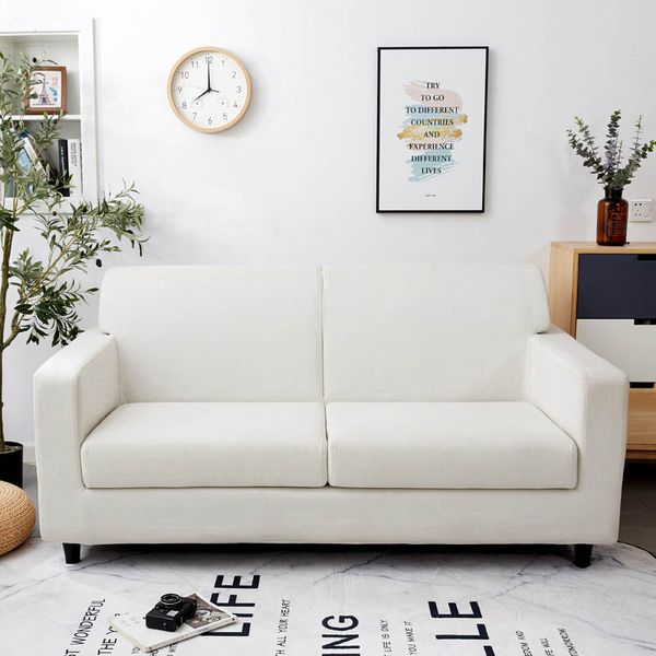 Solid Color Sofa Cover Elastic Elegant Couch Covers Winter Warm