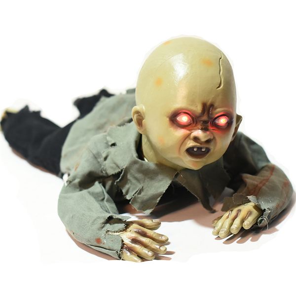 

хэллоуин украшения анимированные бинокулярные мигающие вспышки training dicost doll creehy baby bar bar casuted house секретная комната укра