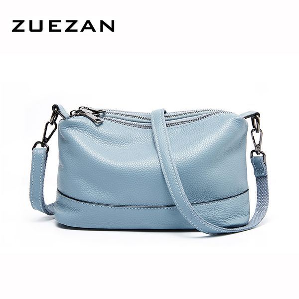 

3 zipper compartments, female 100% natural cowhide cross body wear, women genuine leather messenger bag, shoulder bag, a493