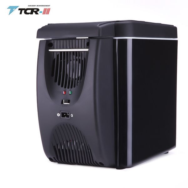 

ttcr-ii portable cooler 6l mini fridge dc12v car refrigerator student dormitory cooling box touch er silent auto fridge