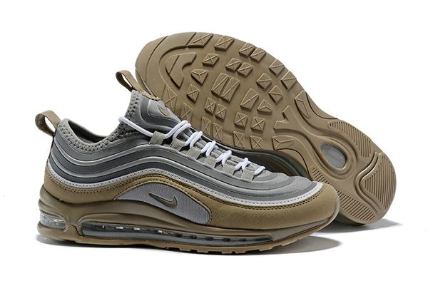 

with box nike air max undefeated 97 lx ultra og plus mens running shoes cushion silver gold deluxe se sneakers athletic designers shoes, Blue